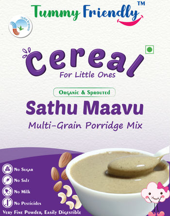 Tummy Friendly Foods Sathu Maavu Mix Powder | MultiGrain Baby Cereal | Organic Farm Sattu Baby Food