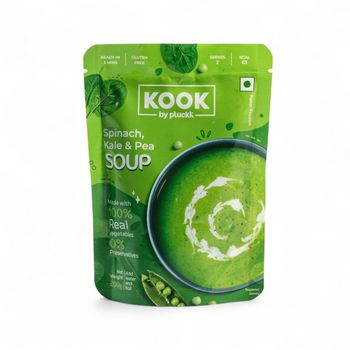 Pluckk Gluten Free Spinach, Kale & Pea Soup | Serves 2