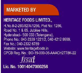 Heritage Badam Charger Milkshake With Badam Bits Pet 180 ml Combo