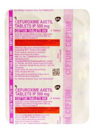 Ceftum 500Mg Tablet
