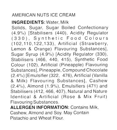 Vadilal American Nuts Ice Cream Tub