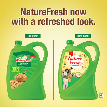 Nature Fresh Acti Lite Refined Soyabean Edible Oil | Jar