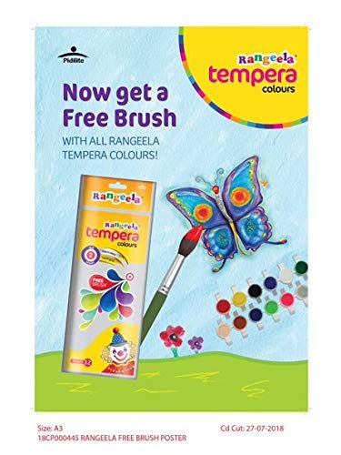 Pidilite Rangeela Tempera Colors (54Ml)