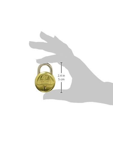 Godrej Locks Navtal 5 Levers Brass Padlock With 3 Keys (40mm) | Brass