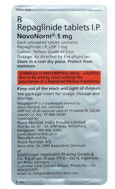 Novonorm 1 Tablets
