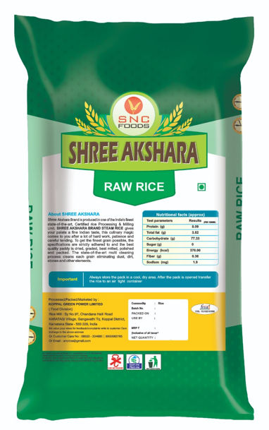 Shree Akshara Sona Masoori Raw Rice