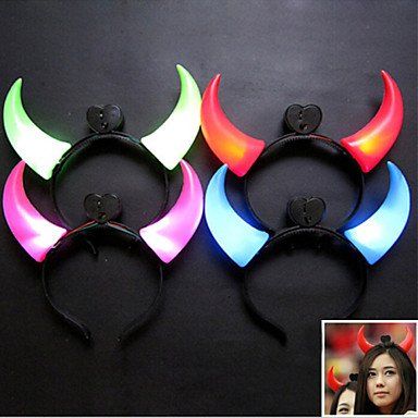 Gullak Devil LED Horns For Party - Assorted
