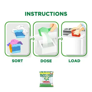 Ariel Complete Detergent Powder | Removes 100 Tough Stains in 1 wash 1500 g Combo