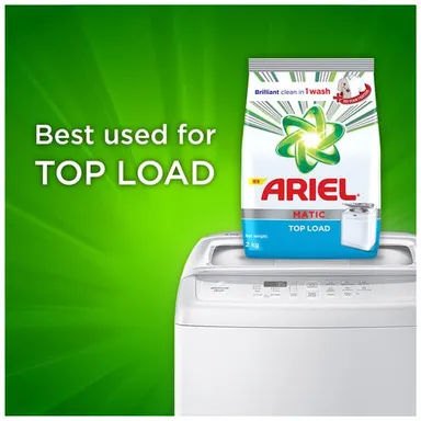 Ariel Matic Detergent Powder Top Load | For Washing Machines 2 kg Combo