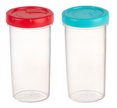 All Time Twister Storage Container (470 Ml X 2) (940 Ml) (2 Pc Set) (Colour May Vary)