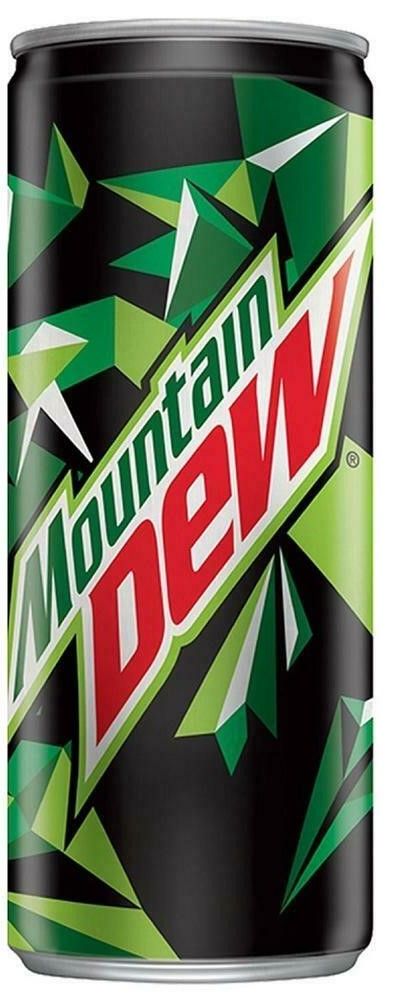 Mountain Dew Soft Drink Can 250 ml Combo