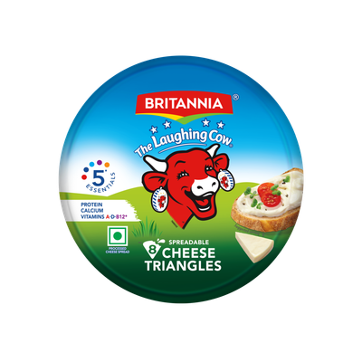 Britannia The Laughing Cow Cheese 8 Portions Round