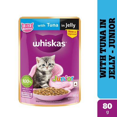 Whiskas Junior Tuna in Jelly Wet Cat Food