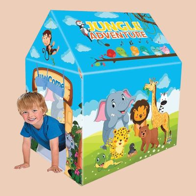 Webby theme Jungle Kid's green Play Tent House, Toy Home for Girls and Boys 2+ Year Old