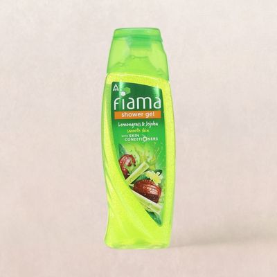 Fiama Body Wash Shower Gel Lemongrass & Jojoba, for Smooth Skin & Gentle Exfoliation