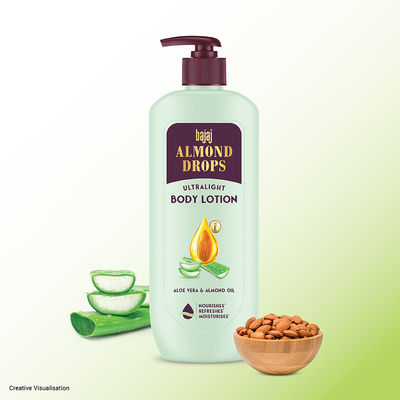 Bajaj Almond Drops Ultralight Body Lotion