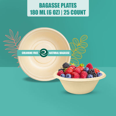 Eco Soul 180 ml Round | 25 Count |Disposable Bowl