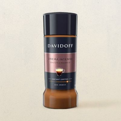 Davidoff Crema Intense Arabica and Robusta Medium Roast Instant Coffee