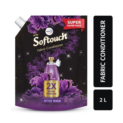 Softouch 2X Royal Perfume After Wash Liquid Fabric Conditioner With Grapefruit and Jasmine Fragrance