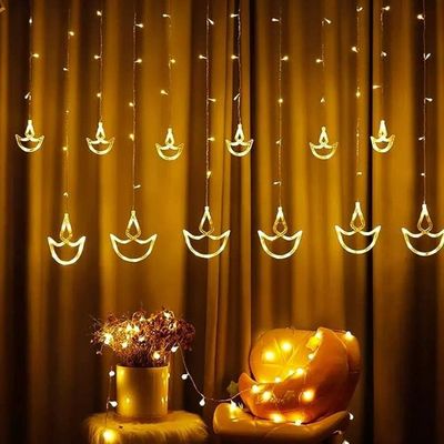 Quace Diya LED Decorative Lights - Warm White | ‎Waterproof