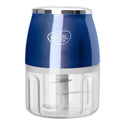 Pigeon Zoom Electric Chopper 250ml, Portable with 3 Stainless Steel Blades for Effortlessly Chopping