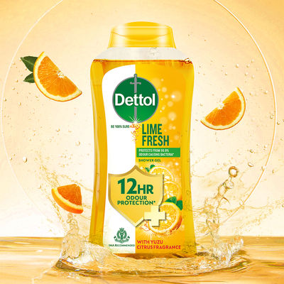 Dettol Body Wash and shower Gel | Lime Fresh Bottle