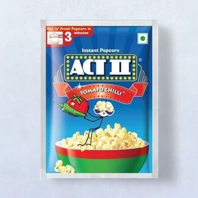 ACT II Instant Popcorn - Tomato Chilli, Hot & Fresh in 3 mins