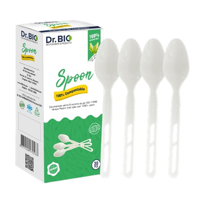 Dr. Bio Compostable Spoons Disposable/Reusable