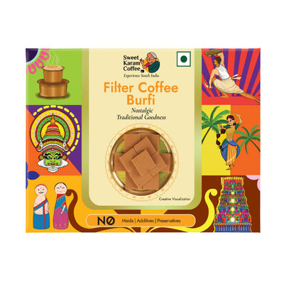 Sweet Karam Coffee Filter Coffee Burfi - No Preservatives