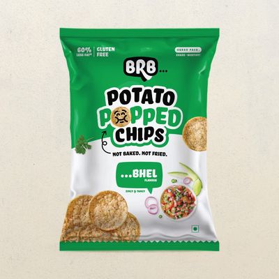 BRB Potato Popped Chips - Bhel Flavour