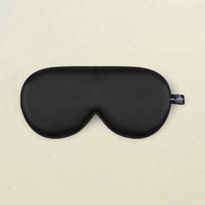 Kloy 100% Mulberry Silk Sleep Mask Eye Mask | Super Smooth For Blind Fold | Black