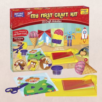 Imagimake DIY My First Craft Kit - Art & Craft Toys | Birthday Gifting for Kids (3+ Years)
