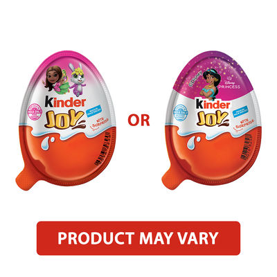 Kinder Joy Chocolate Snack With Surprise Pink