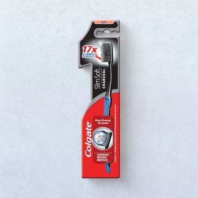 Colgate Toothbrush - Slim Soft Charcoal