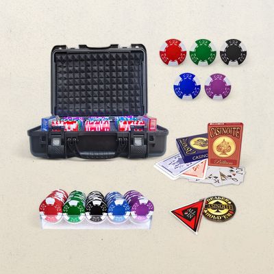 Casinoite Poker Chips Set - 300 High-Quality Chips for Family Game Night