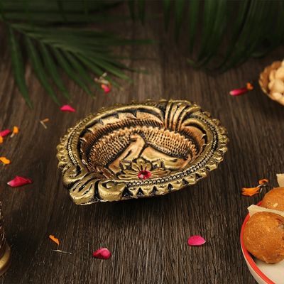 Diacraft Antique Round Akhand Diya Pack Of 1