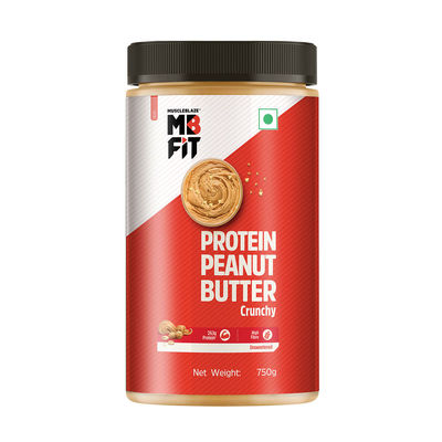 MuscleBlaze High Protein Natural Peanut Butter (Crunchy)