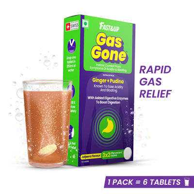Fast&Up Gas Gone Indigestion And Acidity Relief - Jal Jeera