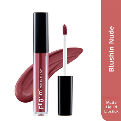 Pilgrim Matte Me Up! Liquid Lipstick - Blushin Nude