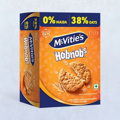 Mcvitie’s Hobnobs Cookies , 0% Maida & 38% Oats