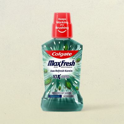 Colgate Max Fresh Plax Mouthwash - Fresh Mint