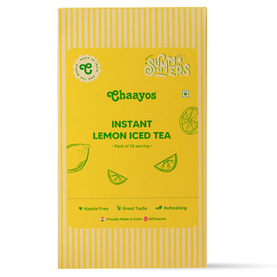 Chaayos Lemon Instant Tea Premix - Refreshing Welcome Drink