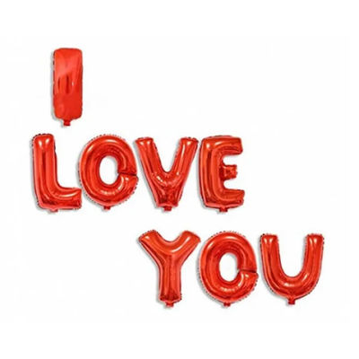 Let's Vybe I Love You Foil Balloons