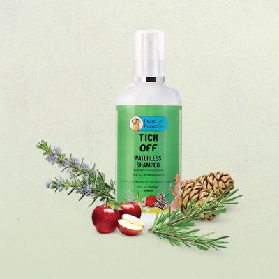 Papa Pawsome Tick Off Waterless Shampoo