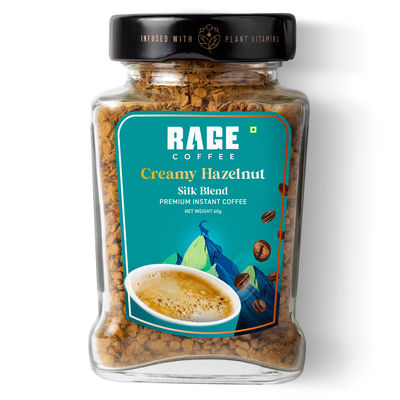 Rage Coffee Silk Blend Creamy Hazelnut Instant Coffee