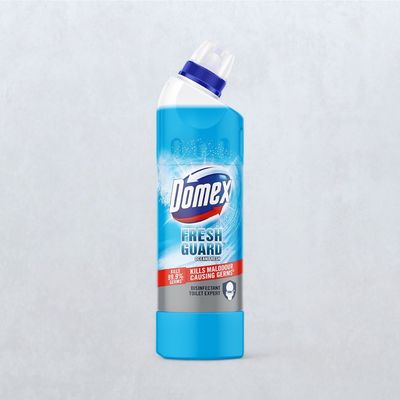 Domex Fresh Guard Disinfectant Toilet Cleaner Liquid Ocean Freshness for 100 Flushes