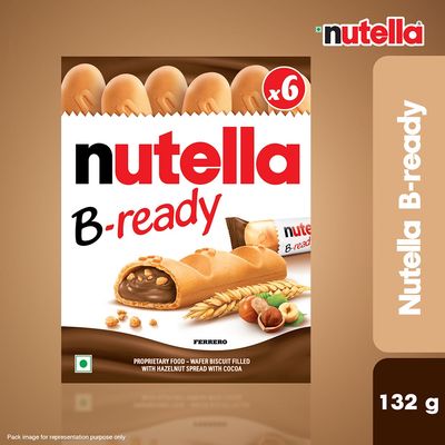 Nutella Crunchy Wafer Shell Filled With Creamy Nutella
