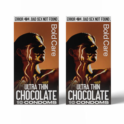 Bold Care Ultra Thin Chocolate Flavoured Condoms 10 pc Combo
