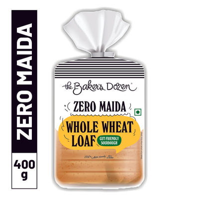 The Baker's Dozen 100% Whole Wheat Bread - No Palm Oil No Preservative