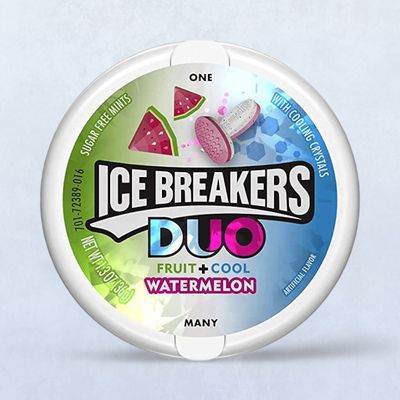 Ice Breakers Duo Fruit + Cool Mints, Watermelon